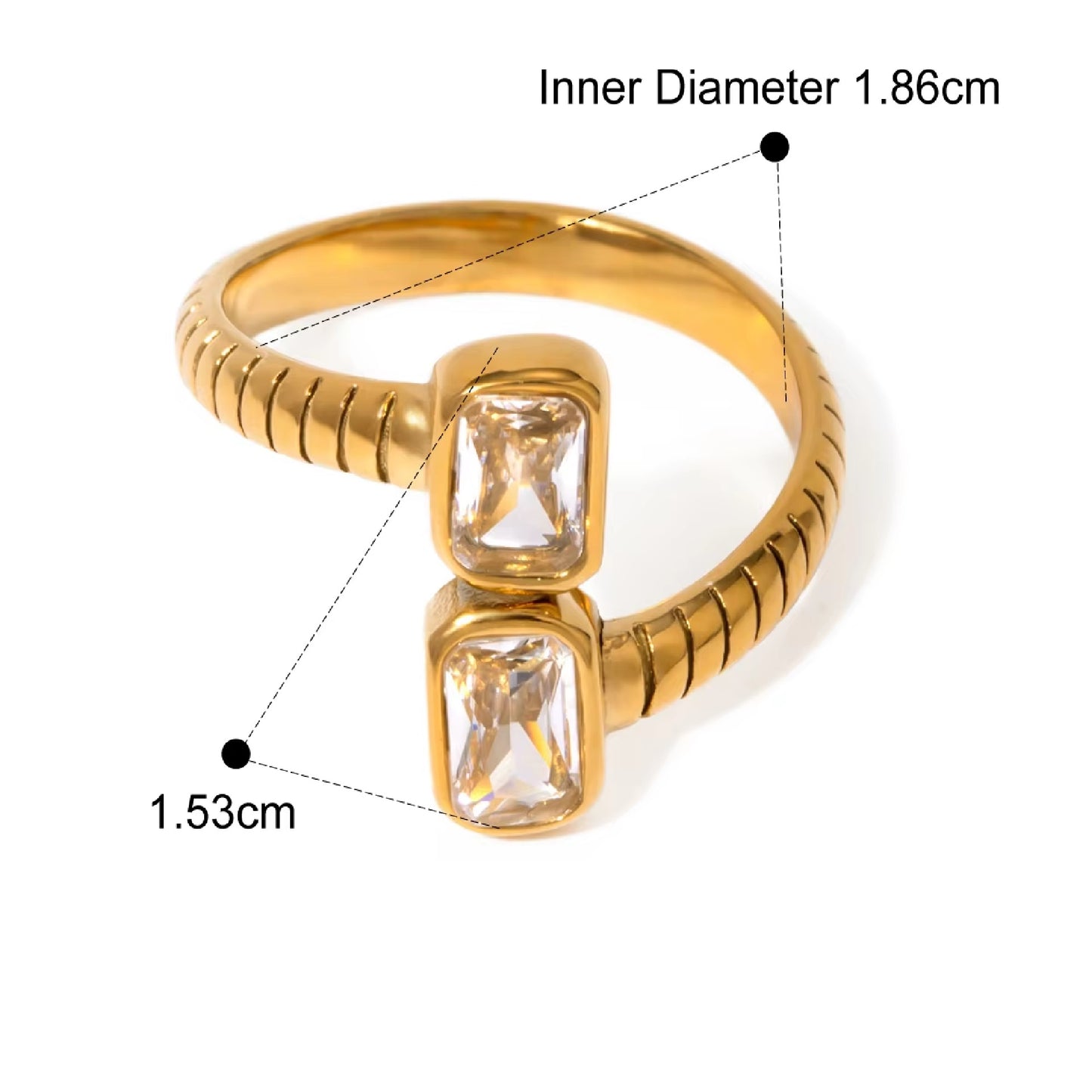 Darla adjustable ring