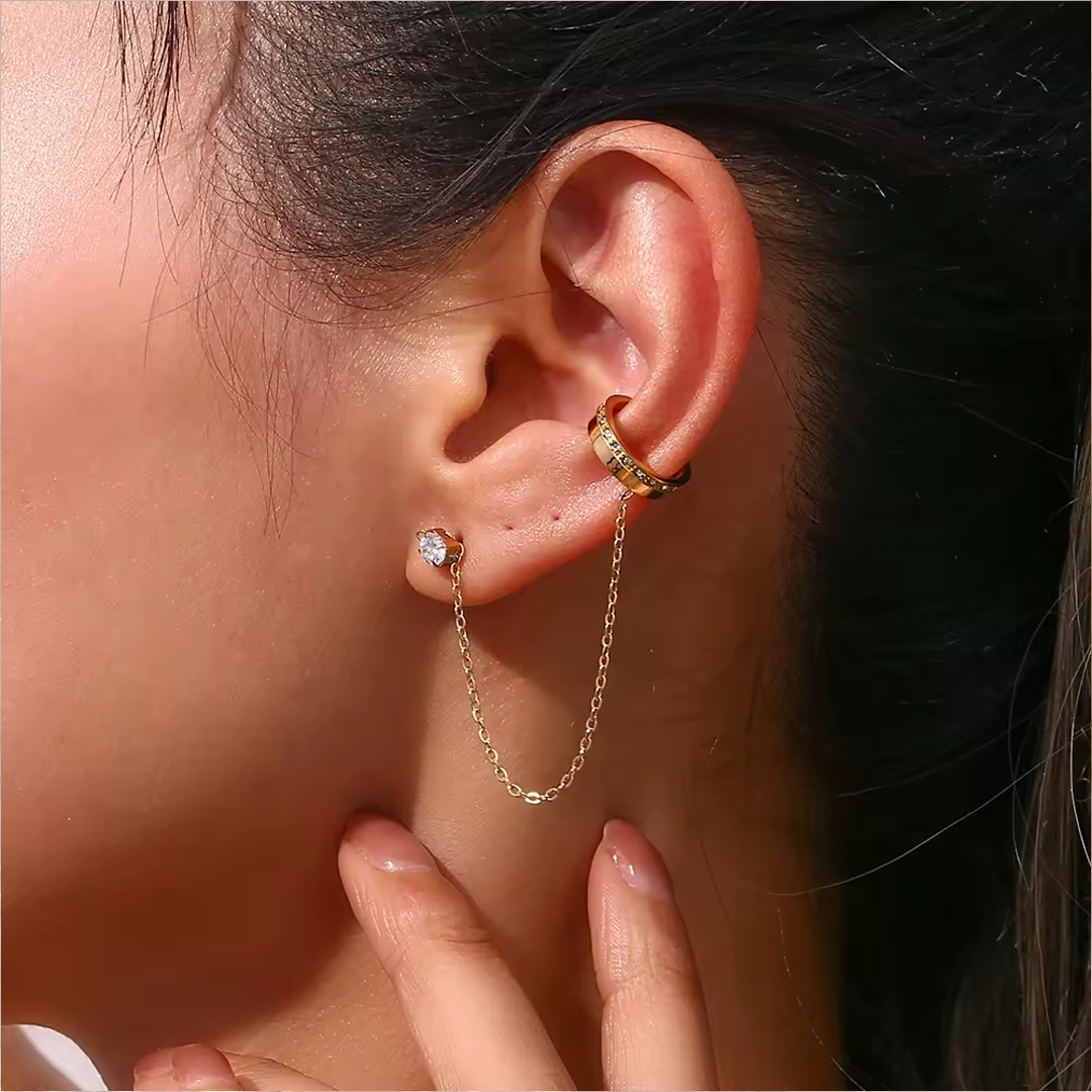 Melora Earring with Earcuff