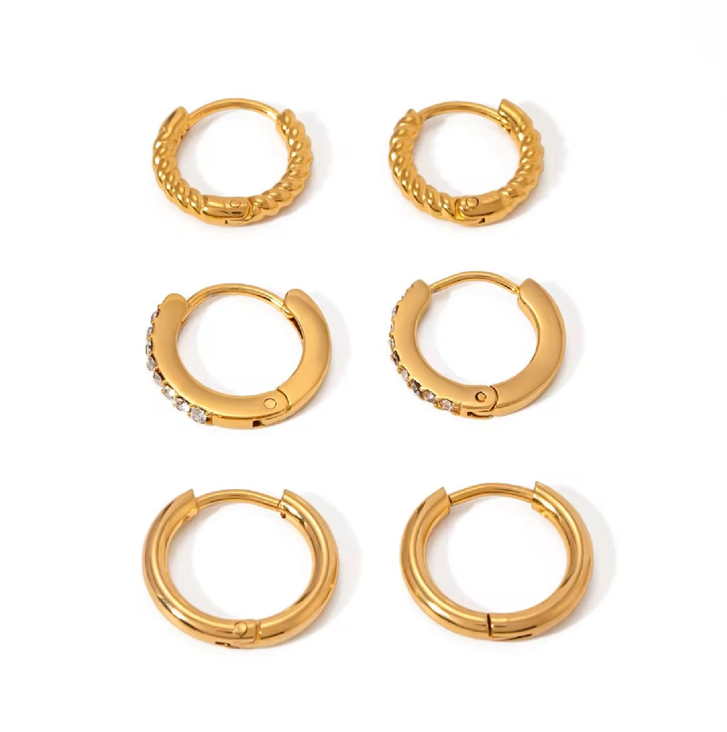 Diana Set of 3 Hoops